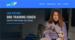 Desktop Screenshot of mydogtrainingcoach.com